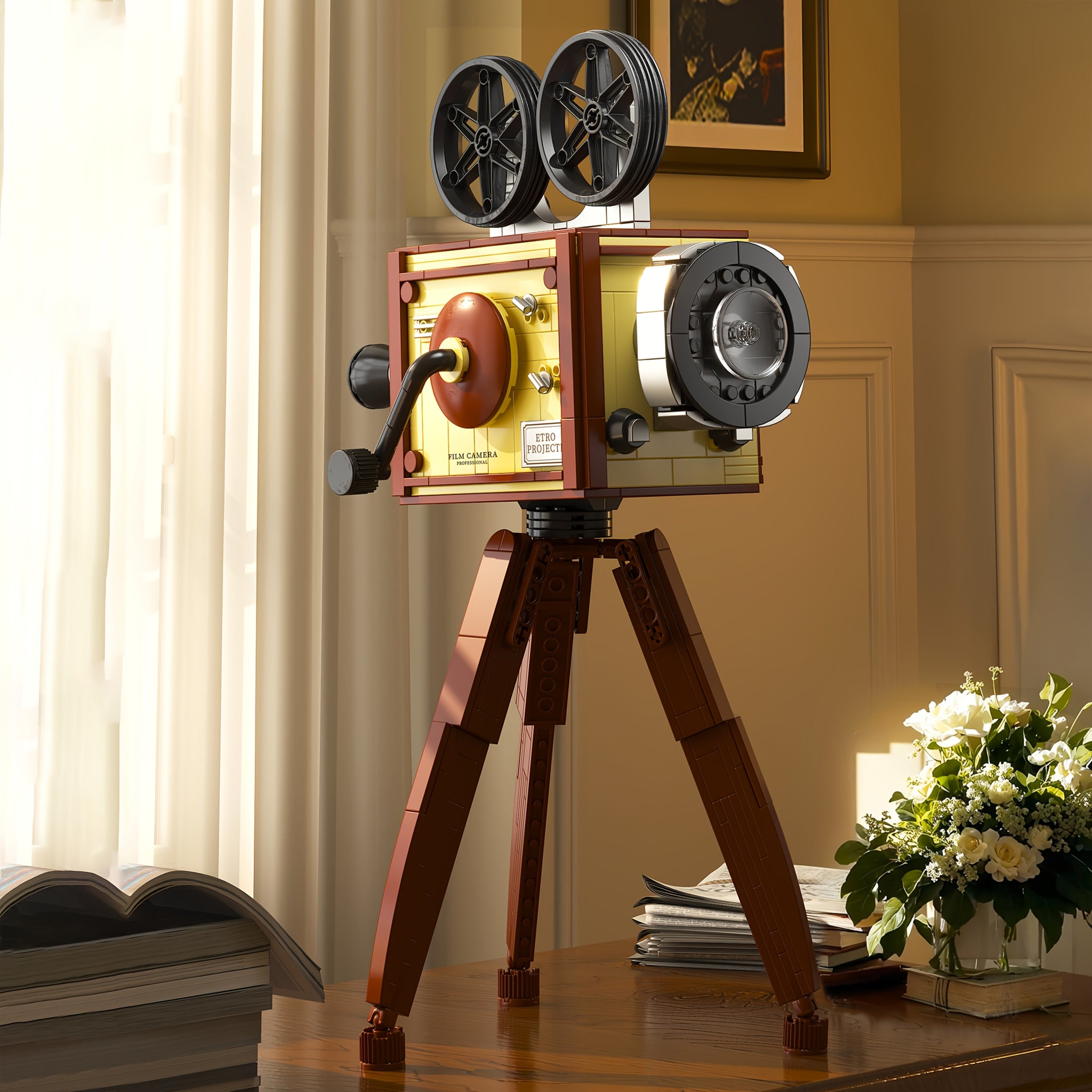 KLASICKÝ RETRO FILMOVÝ FOTOAPARÁT | 588 dílků