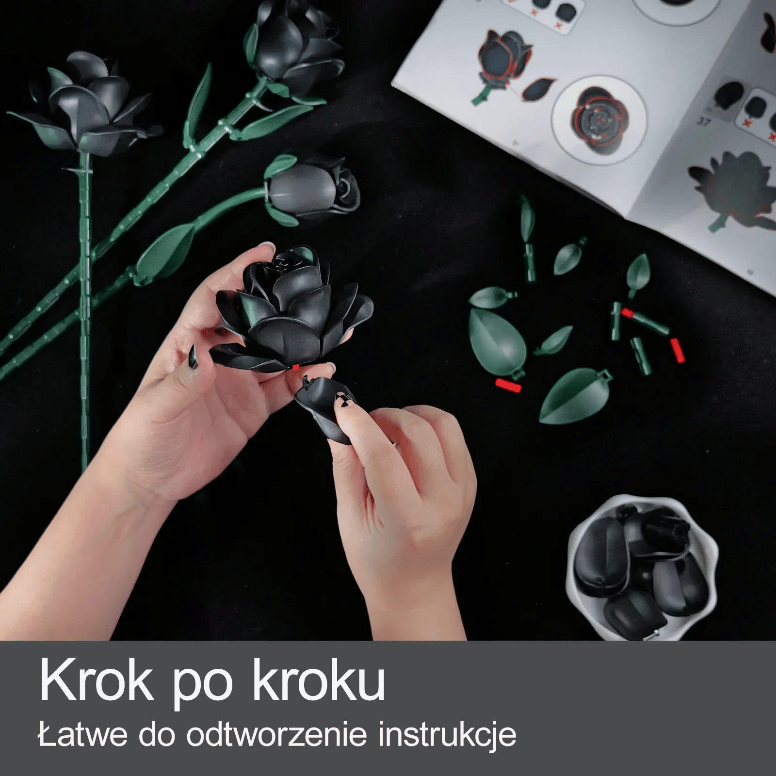 Gooti mustad roosid | 623 tükki