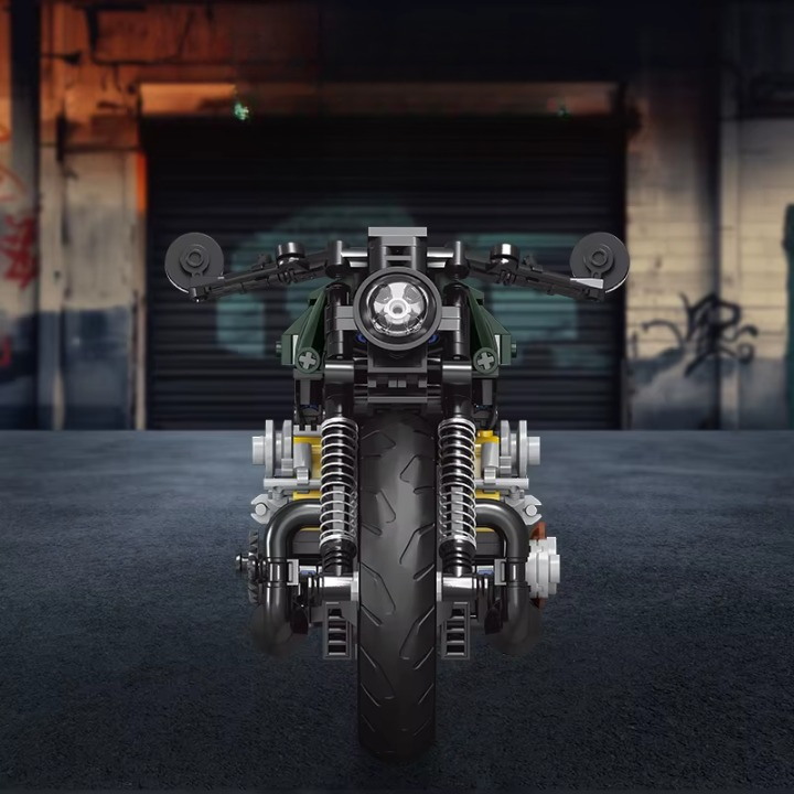 KLASICKÝ MOTOCYKL | 606 dílků