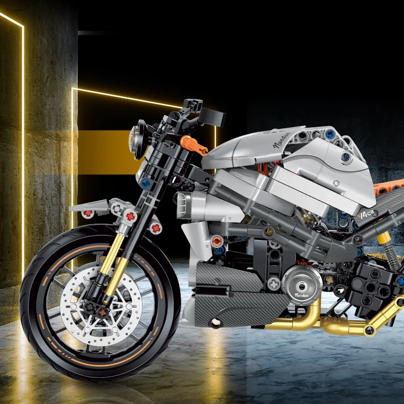 ZÁVODNÍ MOTOCYKL 1:8 | 642 dílků