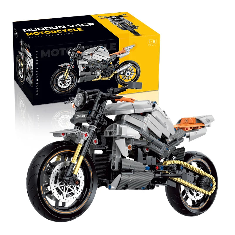ZÁVODNÍ MOTOCYKL 1:8 | 642 dílků