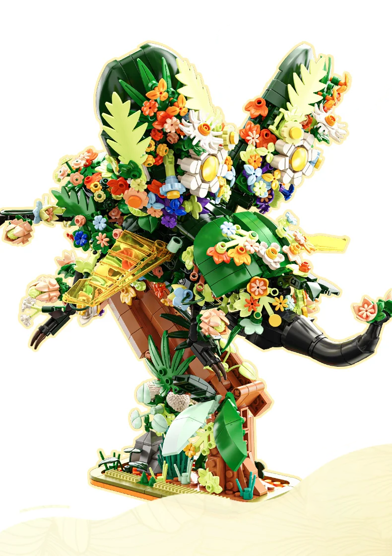 COLORFUL FLOWER ANIMALS | 1509 pieces
