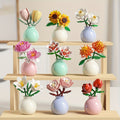 FLOWERS IN VASES | 60 pieces