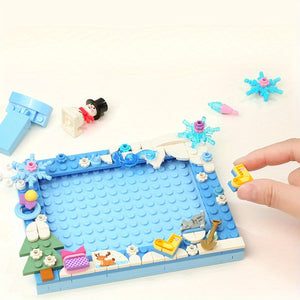 COLORFUL PHOTO FRAMES MADE OF BLOCKS | 128 pieces