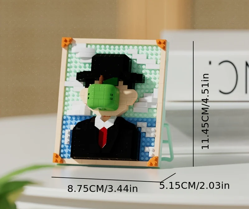 FAMOUS PAINTINGS MADE FROM BLOCKS | 337 pieces