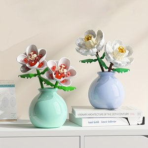 FLOWERS IN VASES | 60 pieces