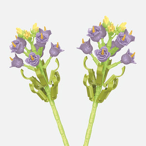 TWO BELLFLOWER FLOWERS | 100 pieces