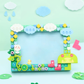 COLORFUL PHOTO FRAMES MADE OF BLOCKS | 128 pieces