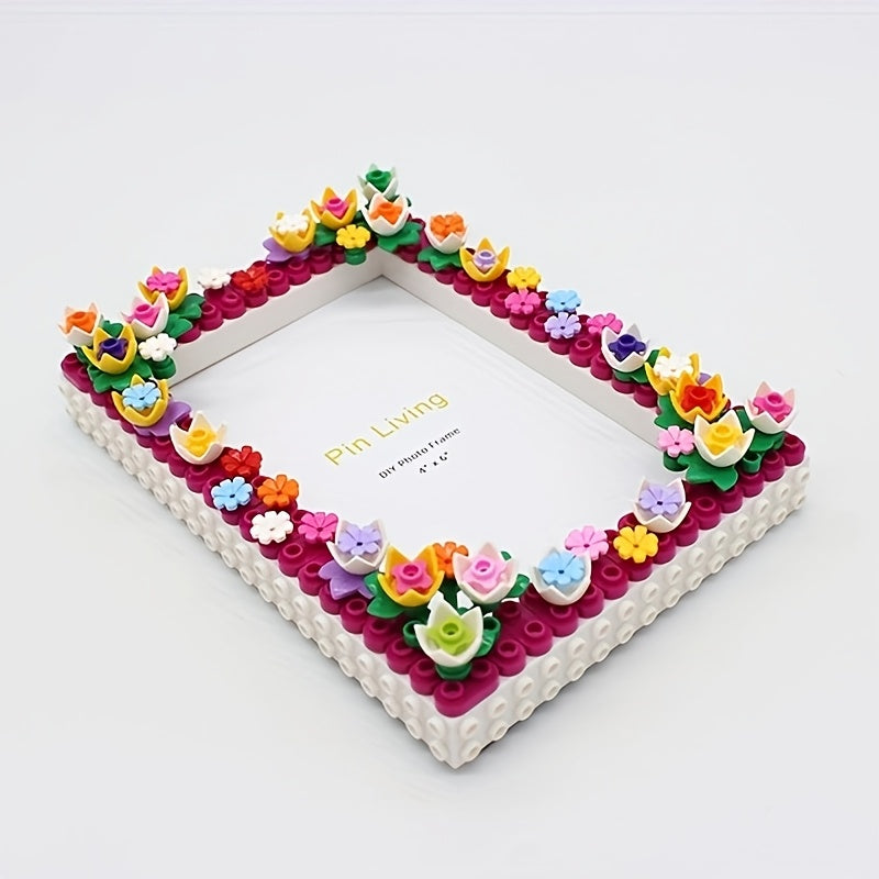 PHOTO FRAME WITH FLOWERS | 100 pieces