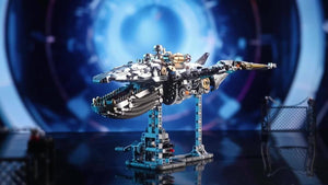 FUTURISTIC MECHANICAL WHALE | 1388 pieces