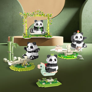 CHARMING PANDAS AT THE PLAYGROUND | 1050 pieces