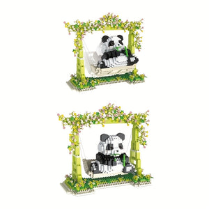CHARMING PANDAS AT THE PLAYGROUND | 1050 pieces