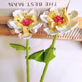 TWO CREAM PEONIES | 100 pieces
