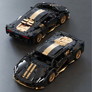 BLACK AND COPPER SPORT CAR | 1330 pieces