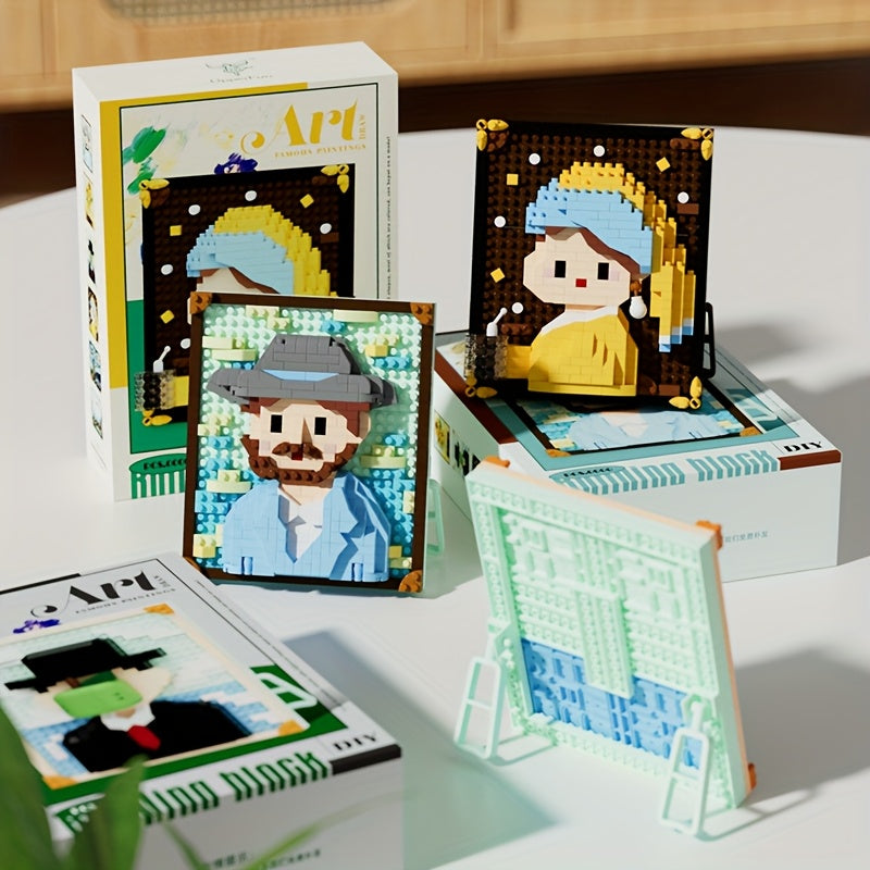FAMOUS PAINTINGS MADE FROM BLOCKS | 337 pieces
