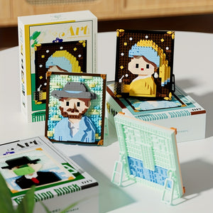 FAMOUS PAINTINGS MADE FROM BLOCKS | 337 pieces