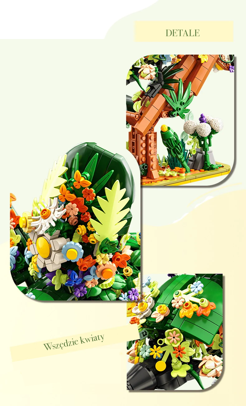 COLORFUL FLOWER ANIMALS | 1509 pieces