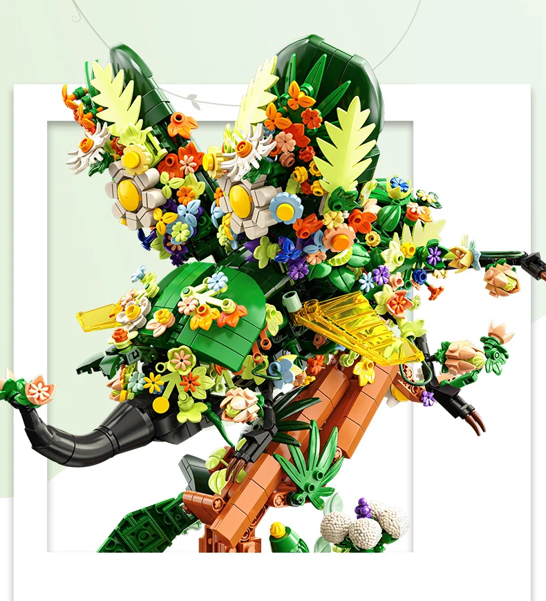 COLORFUL FLOWER ANIMALS | 1509 pieces