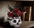RED ROSE BOUQUET IN A SKULL HALLOWEEN | 1101 pieces