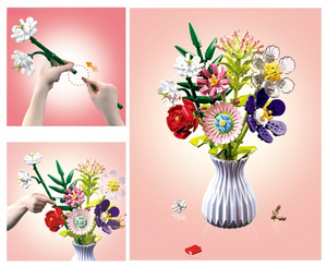 COLORFUL FLOWER BOUQUETS | 756 pieces