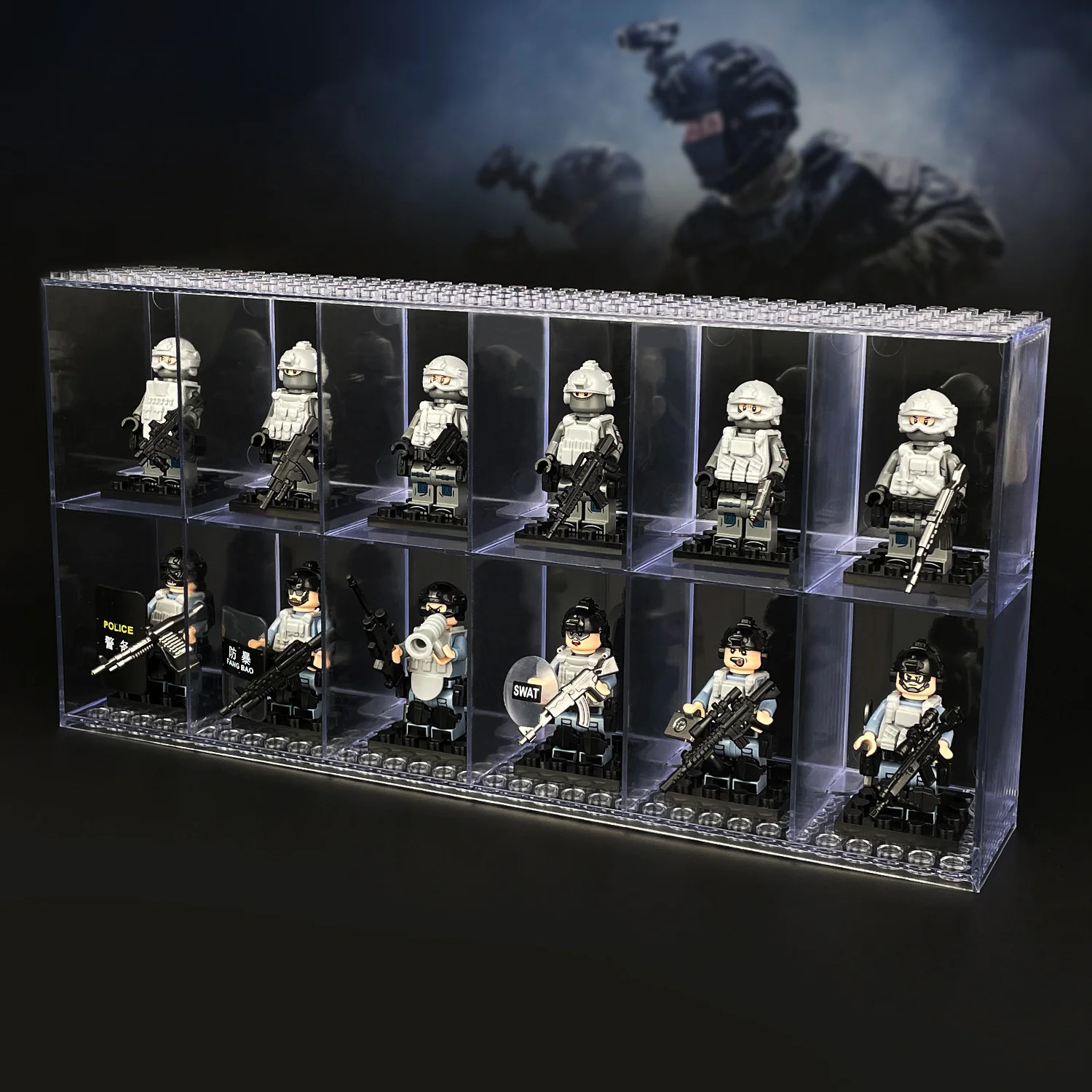 TRANSPARENT PREMIUM DISPLAY CASE FOR FIGURINES