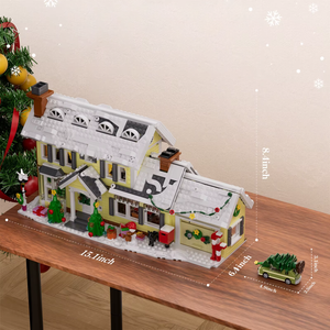 CHRISTMAS HOUSE WITH LIGHTS | 1484 pieces