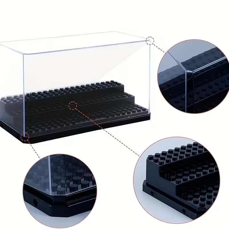 ACRYLIC TRANSPARENT DISPLAY CASE FOR FIGURINES