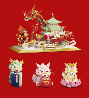 CHINESE COLORFUL DRAGONS | 1190 pieces
