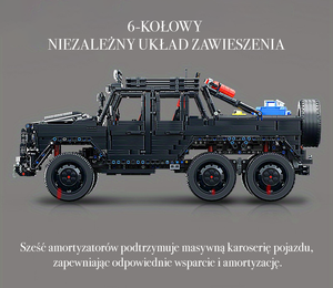 SAMOCHÓD TERENOWY 6x6 | 3224 elementów