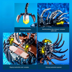 ANGLERFISH WITH A GLOWING LIGHT | 1038 pieces