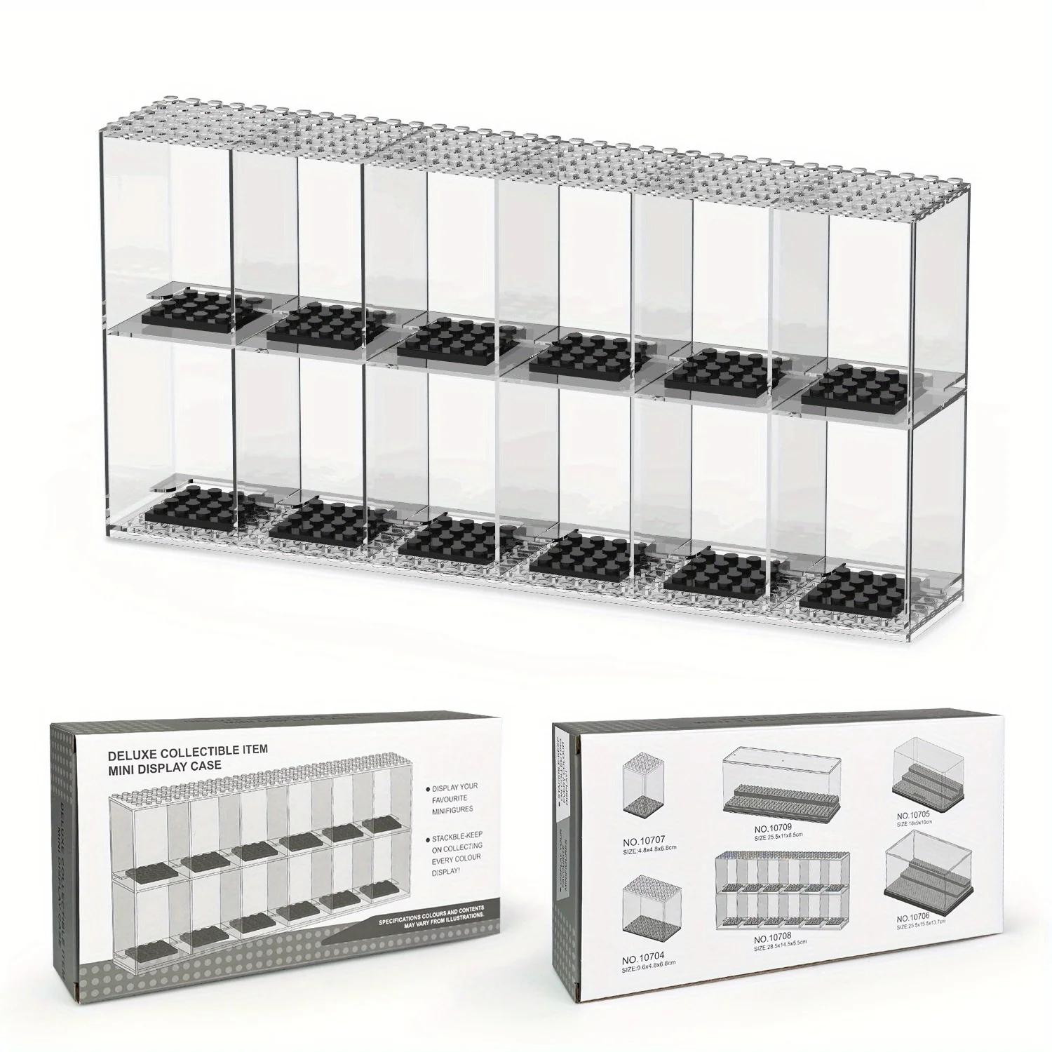 TRANSPARENT PREMIUM DISPLAY CASE FOR FIGURINES