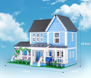 LOREAI AND RORY'S BLUE AND WHITE HOUSE | 1107 pieces