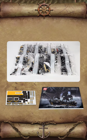 THE SHIP WITH BLACK SAILS | 2868 pieces
