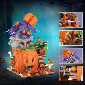 SCARY HOUSE WITH PUMPKINS | 762 pieces