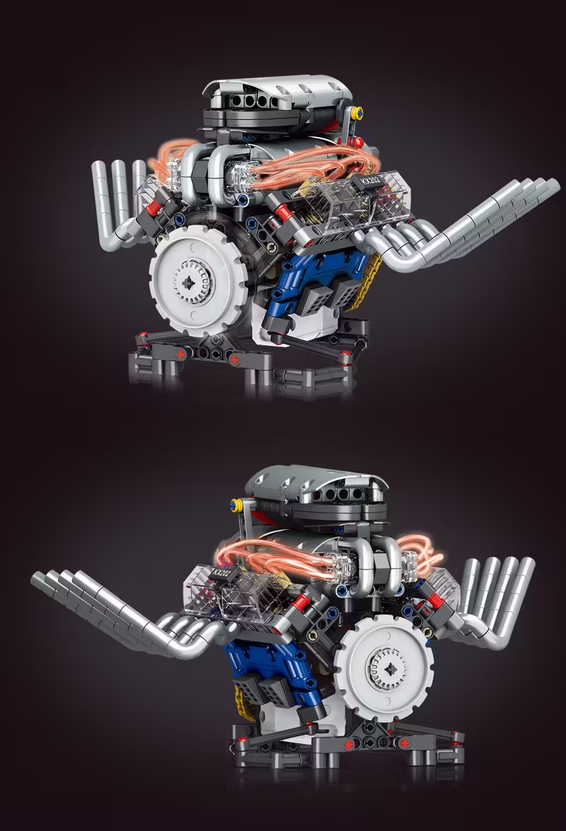 EFFICIENT V8 ENGINE | 665 pieces