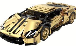 GOLDEN SPORTS CAR 1:14 | 1309 pieces