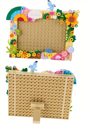 COLORFUL PHOTO FRAMES MADE OF BLOCKS | 128 pieces