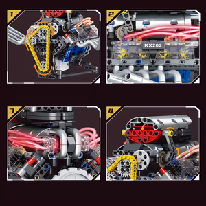 EFFICIENT V8 ENGINE | 665 pieces
