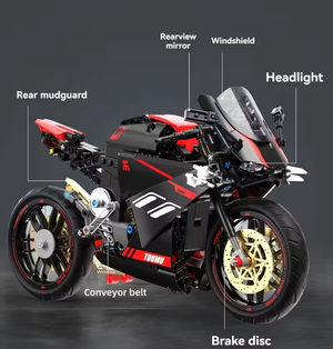 TECHRIDER FUTURISTIC MOTORCYCLE | 500 pieces