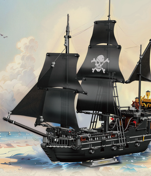 BLACK PEARL PIRATE SHIP | 1424 pieces