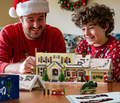 CHRISTMAS HOUSE WITH LIGHTS | 1484 pieces