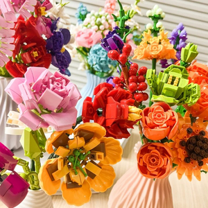 COLORFUL FLOWER BOUQUETS | 756 pieces