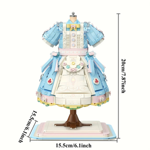 DRESSES FOR DOLL TO BUILD | 1682 pieces