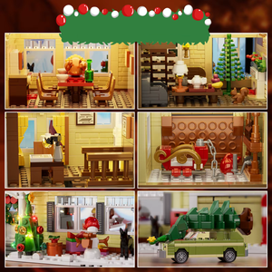 CHRISTMAS HOUSE WITH LIGHTS | 1484 pieces