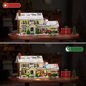 CHRISTMAS HOUSE WITH LIGHTS | 1484 pieces