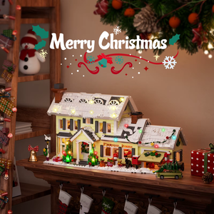 CHRISTMAS HOUSE WITH LIGHTS | 1484 pieces