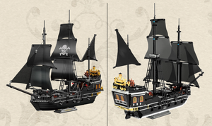 BLACK PEARL PIRATE SHIP | 1424 pieces
