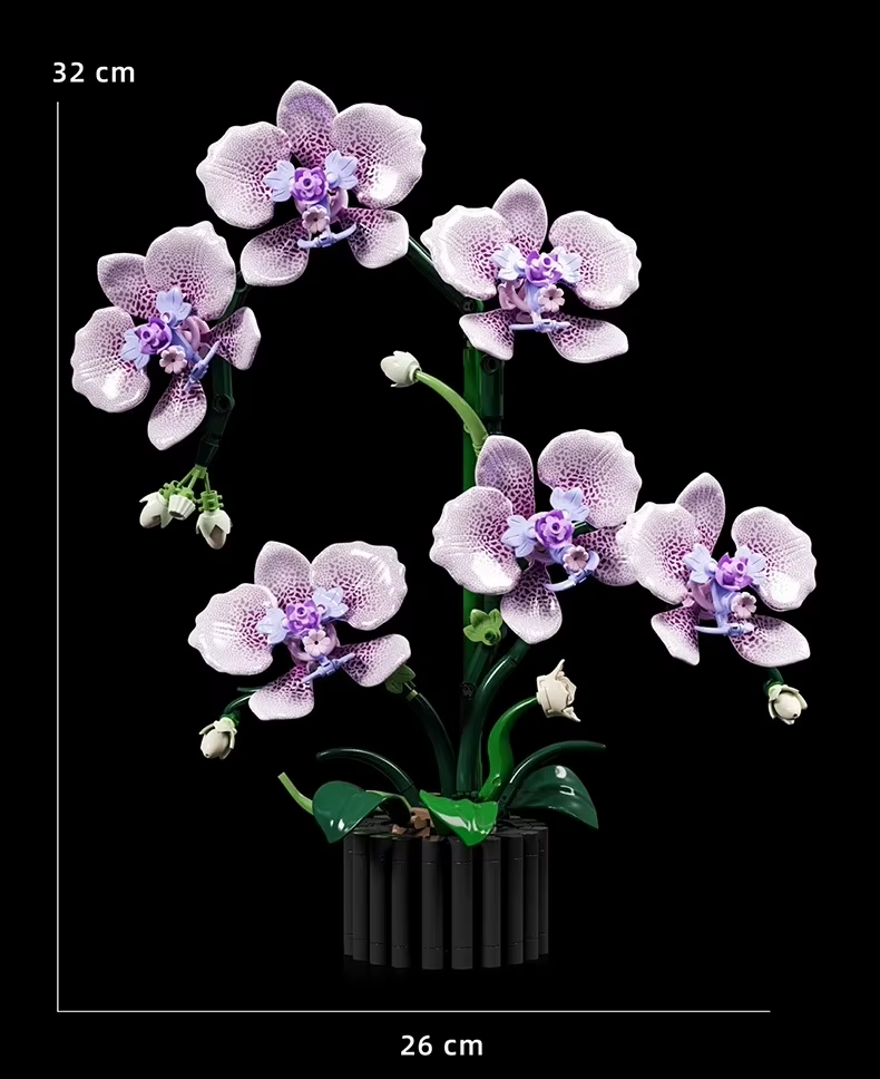 SUBTLE PURPLE ORCHID | 619 pieces
