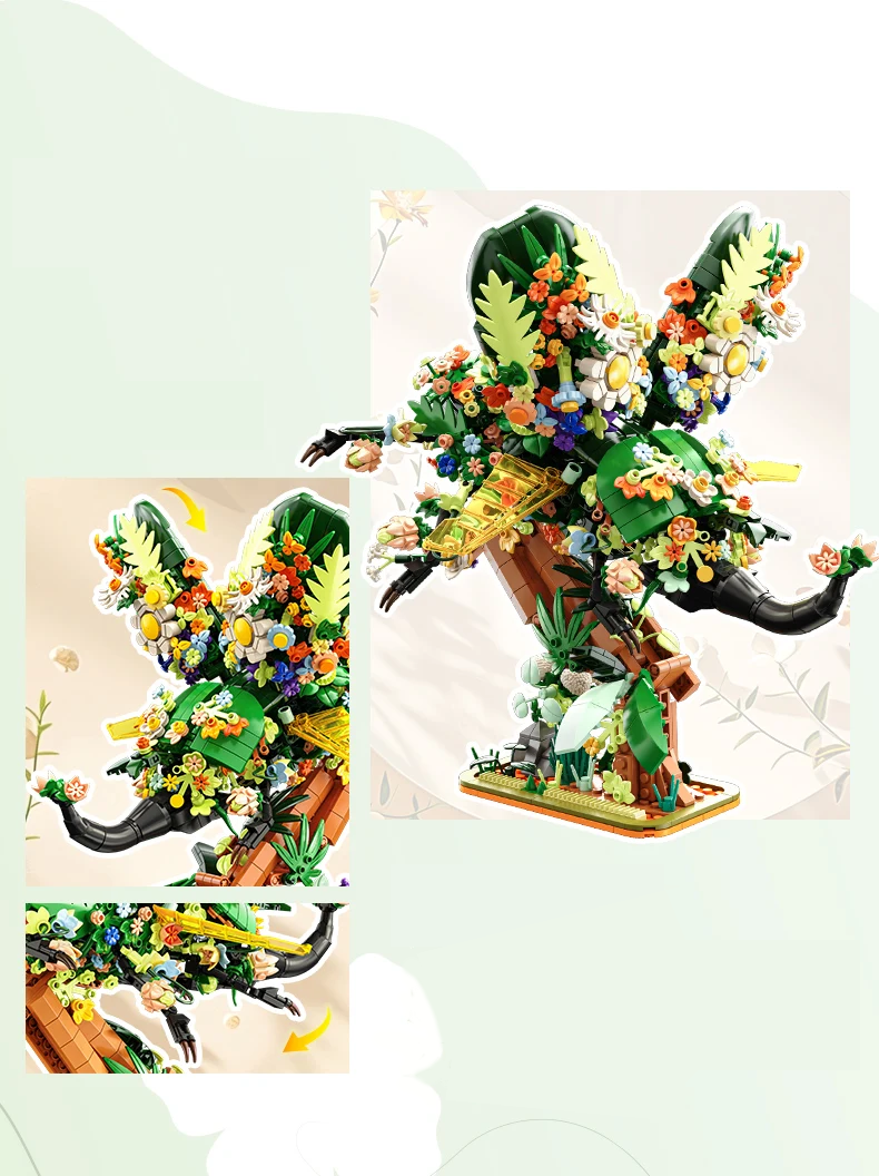 COLORFUL FLOWER ANIMALS | 1509 pieces