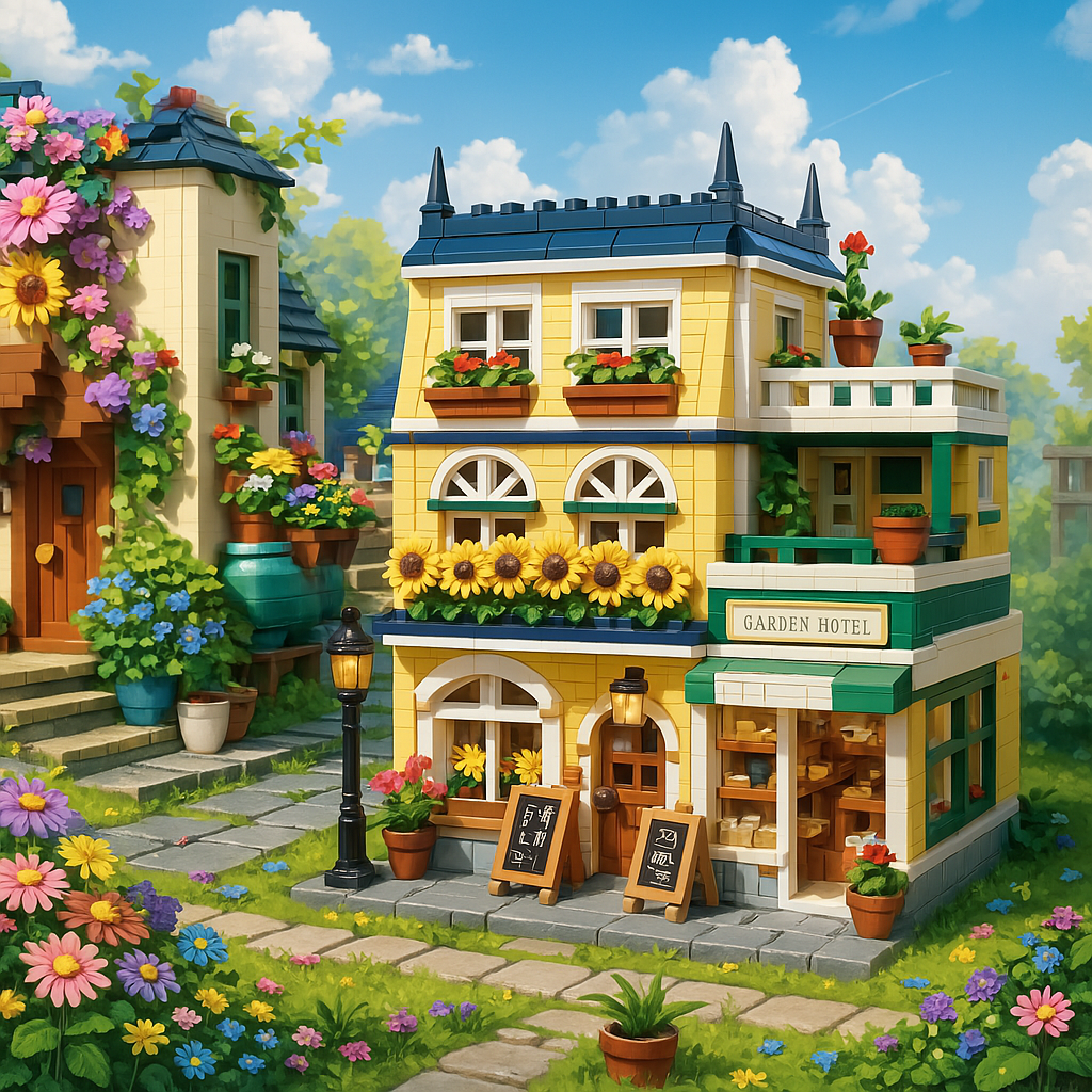 ELEGANT TWO-STORY HOTEL | 998 pieces